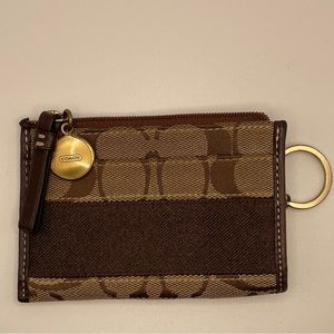 Coach change purse and key holder